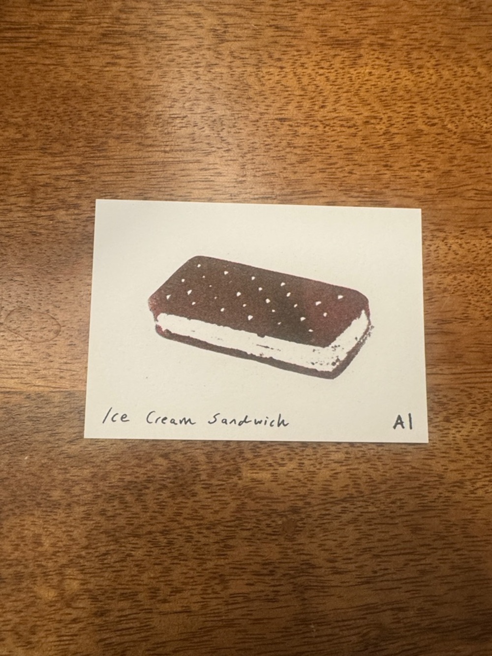 Inciardi Ice Cream Sandwich - Mini Print